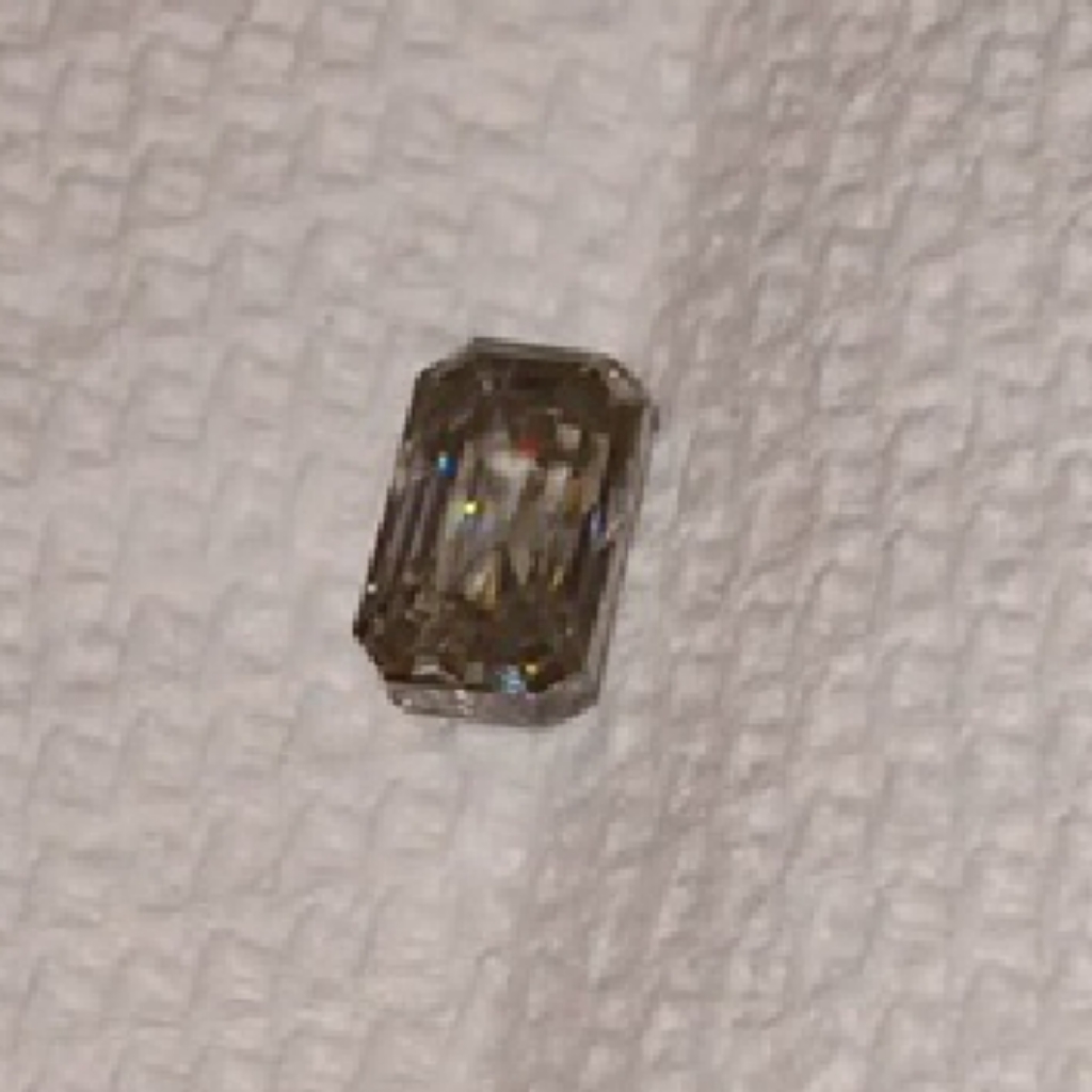 256 Ct Emerald Cut Moissanite Diamond